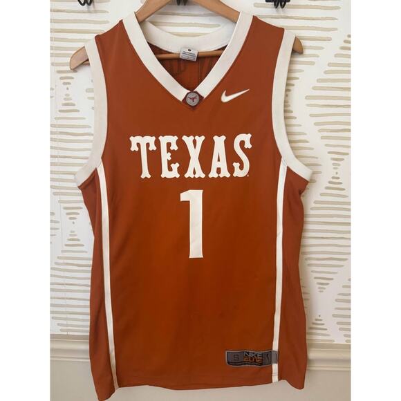 Nike Adult Small Texas Longhorns #1 Authentic Elite Team Jersey Orange UT Tower - Picture 1 of 6
